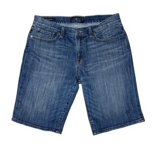 Lucky Brand The Bermuda Denim Shorts Women 10/30 Medium Wash Blue
